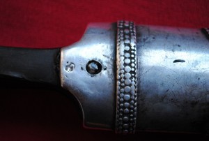 Кинжал чеченский в серебре