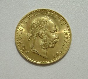 10 крон 1915 год. Золото. Австро-Венгрия