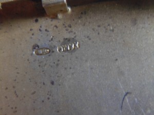 Портсигар Самолет 875 серебро ХАЮС