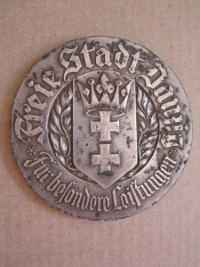 Медаль "За выдающийся вклад в культуру г. Данцига"  1932 г.
