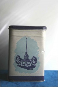 Банка жесть Лапша (Ленинград.з-д эмалир.посуды) СССР