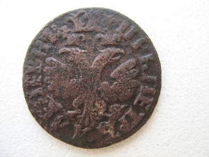 Деньга 1704г