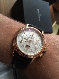 золотые Zenith ChronoMaster T Grande Date