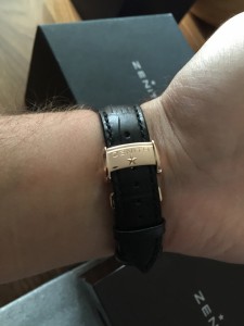 золотые Zenith ChronoMaster T Grande Date