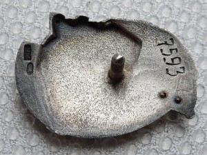 Почётному железнодорожнику №7593 (серебро) В ИДЕАЛЕ !!!