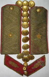 Погоны ,петлицы, пуговицы - генерал-майора.........
