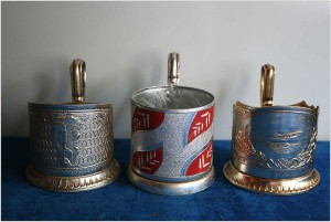 Подстаканник со стаканом