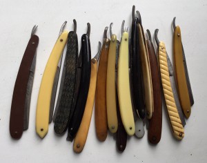 Коллекция опасных бритв. 15-ть штук. ЗОЛИНГЕН и другие..