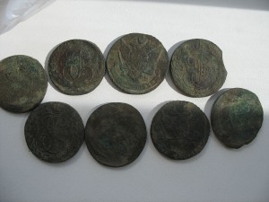 Клад!!!Кубышка !Пятаки Е2 -28шт