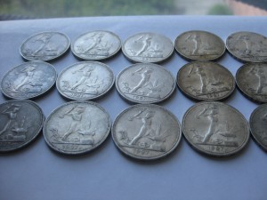 50 копеек 5 шт. 1927 г.