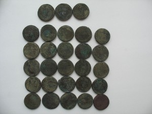 Клад!!!Кубышка !Пятаки Е2 -28шт