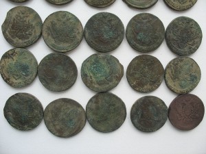 Клад!!!Кубышка !Пятаки Е2 -28шт