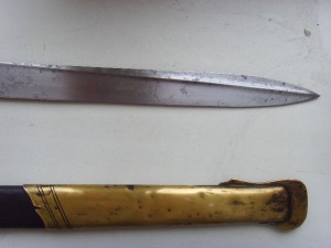 САБЛЯ МОРСКАЯ " БОЦМАНОВСКАЯ" ОБР.1855года. ЗЛАТОУСТ 1864г.R