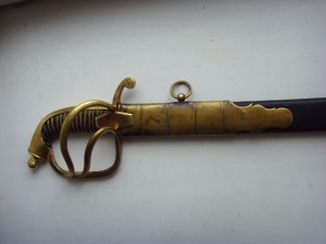 САБЛЯ МОРСКАЯ " БОЦМАНОВСКАЯ" ОБР.1855года. ЗЛАТОУСТ 1864г.R