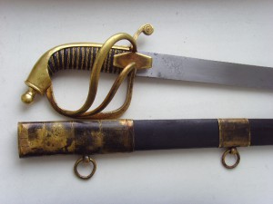 САБЛЯ МОРСКАЯ " БОЦМАНОВСКАЯ" ОБР.1855года. ЗЛАТОУСТ 1864г.R