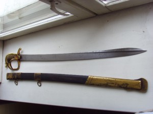 САБЛЯ МОРСКАЯ " БОЦМАНОВСКАЯ" ОБР.1855года. ЗЛАТОУСТ 1864г.R