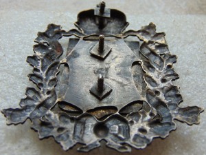 Герб Курска, серебро, эмаль