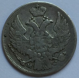 1 злотый 1838 г.