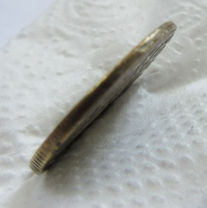 15 копеек 1988 г. в желтом металле.