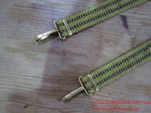 Ремень парадный генеральский с подвесами для кортика