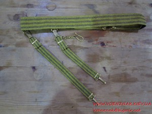 Ремень парадный генеральский с подвесами для кортика