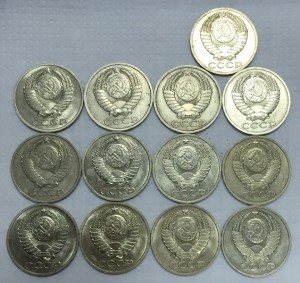 50 копеек 1990г. 25 штук. Красавцы!!!
