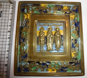 Плакетка в эмалях