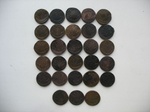 Клад!!!Кубышка !Пятаки Е2 -28шт