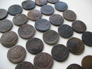 Клад!!!Кубышка !Пятаки Е2 -28шт