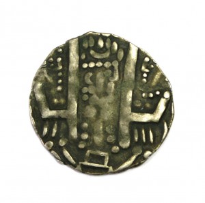 Древняя монета, серебро
