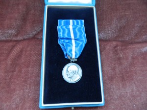 МЕДАЛЬ ЯНА ЕВАНГЕЛИСТА ПУРКИНЕ СЕРЕБРО