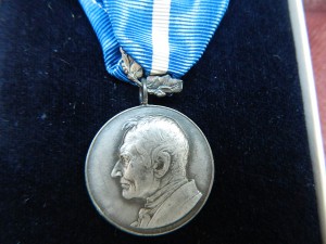 МЕДАЛЬ ЯНА ЕВАНГЕЛИСТА ПУРКИНЕ СЕРЕБРО