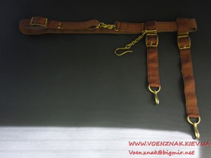 Ремень летный, повседневный со змейкой