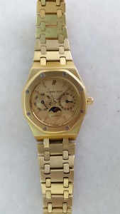 Audemars Piguet Royal Oak Moon Phasе в золоте на браслете