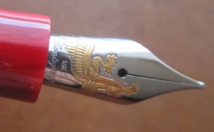 Ручка Montegrappa,серебро,  яркая