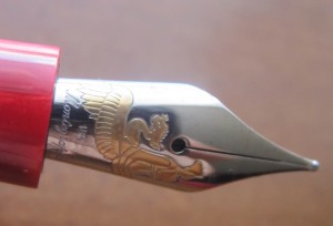 Ручка Montegrappa,серебро,  яркая