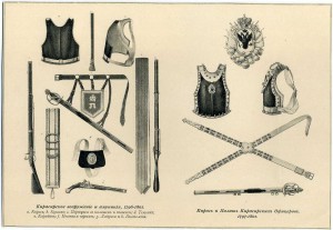 Кирасирское вооруженiе и амуницiя.Фототипия