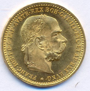 10 крон 1905 г. Австро-Венгрия .