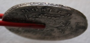 Ливонез 96 коп. 1757г.