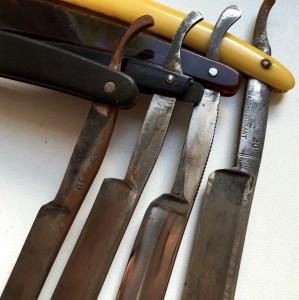 Коллекция опасных бритв. 15-ть штук. ЗОЛИНГЕН и другие..