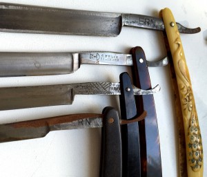 Коллекция опасных бритв. 15-ть штук. ЗОЛИНГЕН и другие..