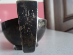 Ковш , серебро, Андреевский флаг.