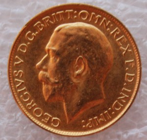 Золотые соверены 1919г. и 1968г