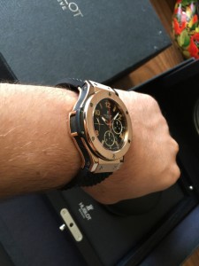 золотые Hublot Big Bang Gold