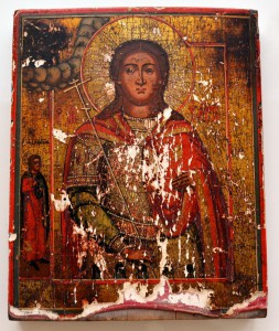 Икона Святой мученик Уар