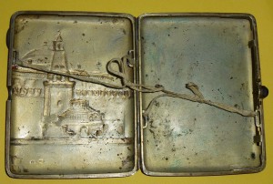 Портсигар "Кремль"до 1934г.Наградной...