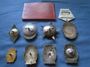 Знак почета винт+ТКЗ № 22т.+Кз +4 знака Наркомхимпром на евр