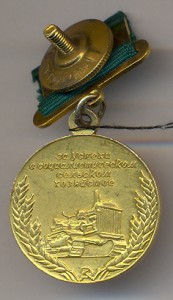 Малая ВСХВ в золоте с документом