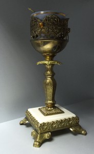 Лампада-чаша. Большая! Изумительной красоты, с инхрустацией