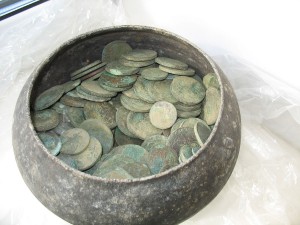 Клад. 2-5 коп Екатерина/Елизавета.256шт